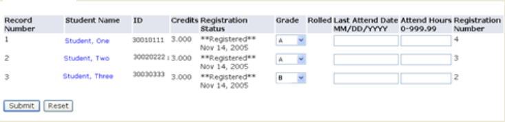 image of final grading