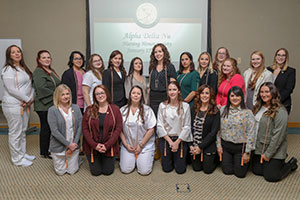 Alpha Delta Nu inductees